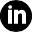 Linkedin logo zwart